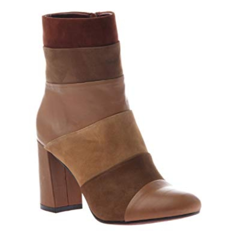 Poetic Licence Patchwork Places Leather Ankle Boot - Picture 2 of 7